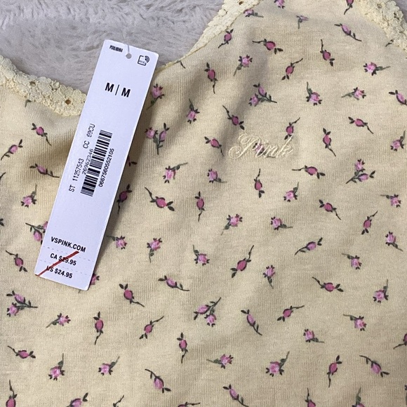 PINK Victoria's Secret Navy and Light Yellow Camisoles, NWT Y2K inspire - Picture 9 of 9